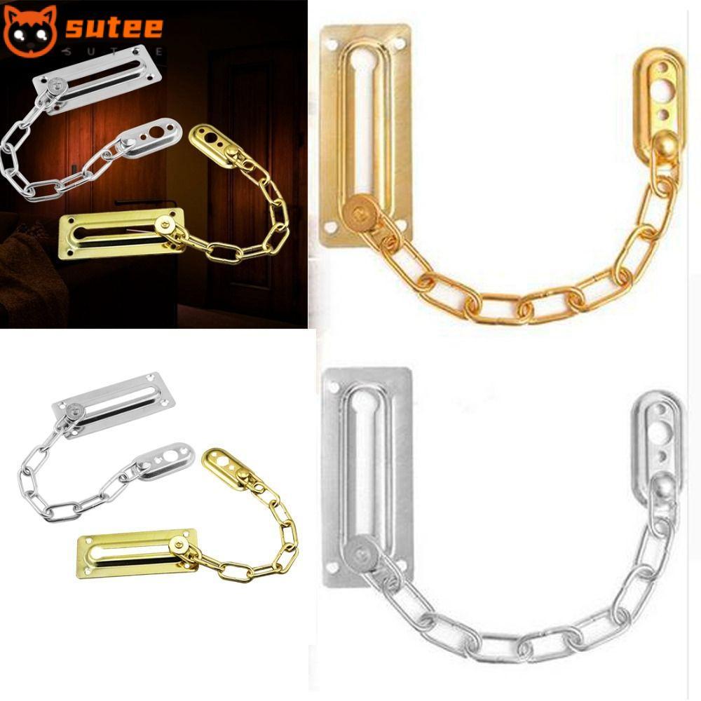 SUTEE ล็อคประตูโซ่นิรภัย, Limiter Guard Spring Door Chain Lock, Anti ...