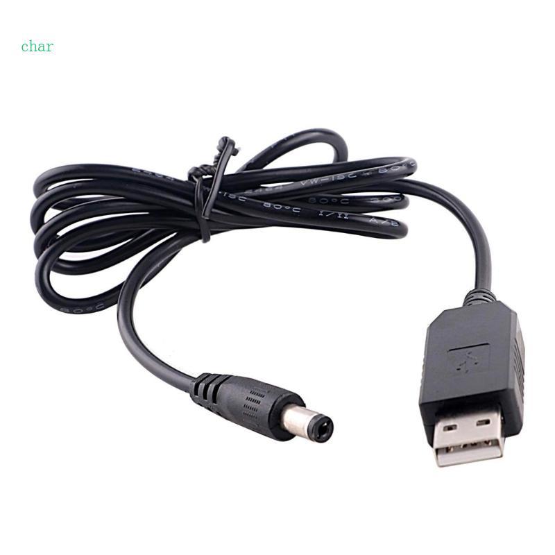 Char 5V ถึง 5 9 12V Boost Line Step Up Cable อะแดปเตอร์แปลง USB สายไฟ ...