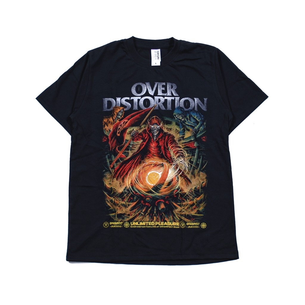 เสื้อยืด OVER DISTORTION - ORIGIN FEST 2026 (blac) | Shopee Thailand