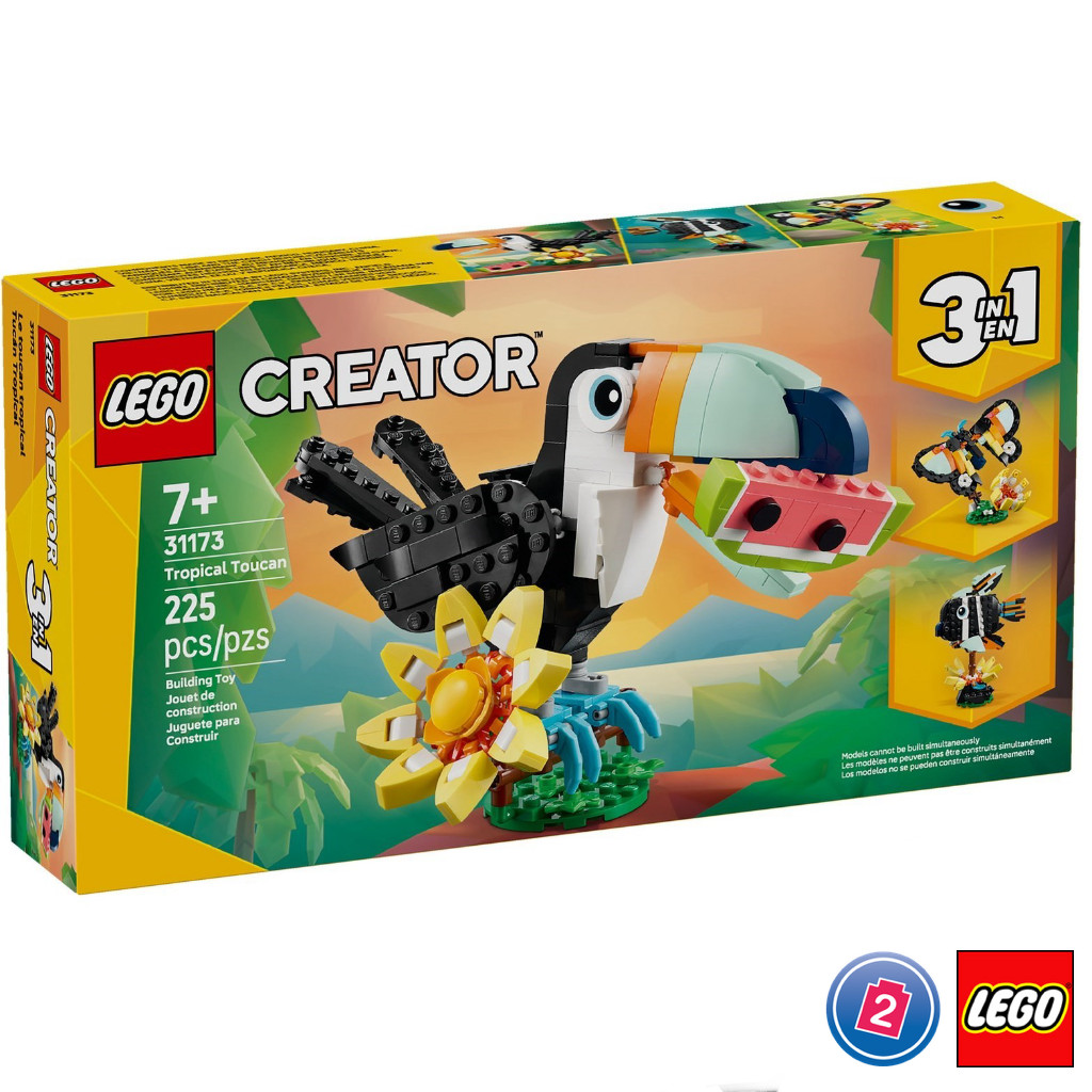 เลโก้ LEGO Creator 31173 Wild Animals: Tropical Toucan | Shopee Thailand