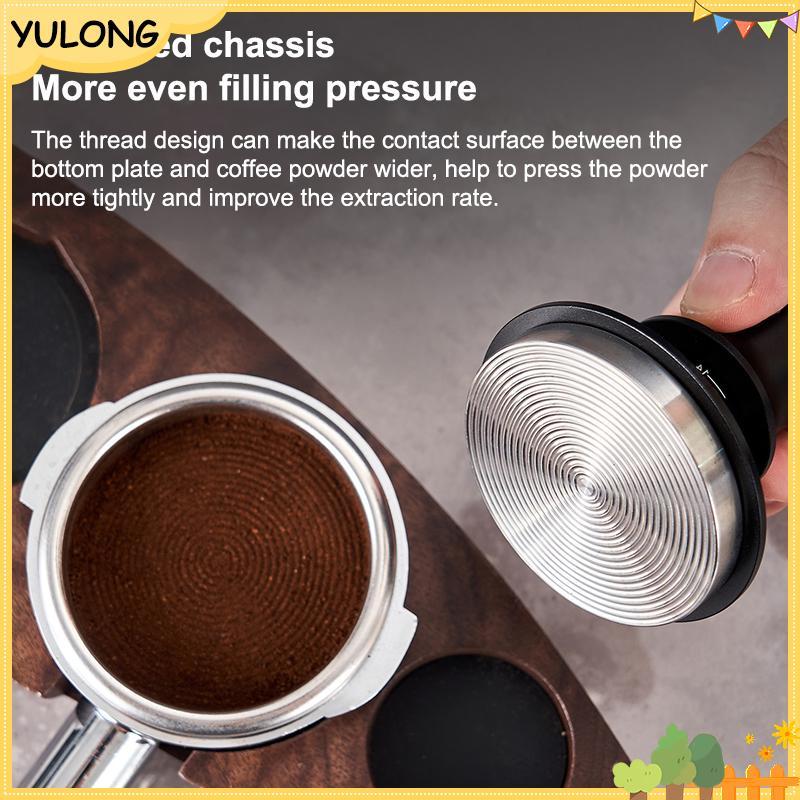 YU 51 มม.53 มม.58mmEspresso Tamperpatible พร้อม Delonghi Espresso ...