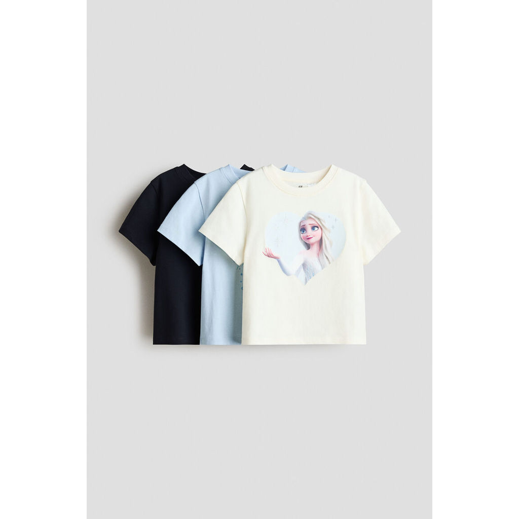 H&M(เอชแอนด์เอ็ม) ชุดเสื้อยืดเจอร์ซีย์พิมพ์ลาย 3 ชิ้น เด็กหญิง 0937175_20
