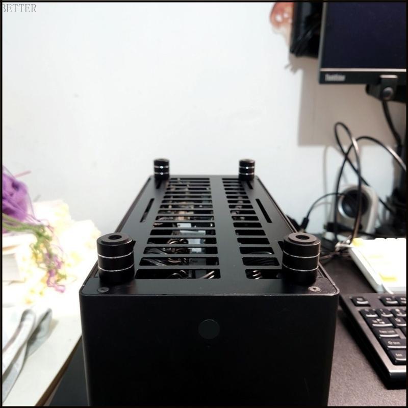 BETT อลูมิเนียมฟุต Pad Shock Absorbing Foot Vibration Stand Desktop ...