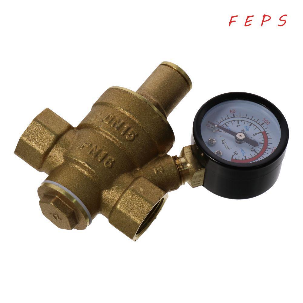 FEPS เครื่องควบคุมแรงดันน้ํา, 3/4 Npt ปรับทองเหลือง G1/2 วาล์วลดแรงดัน ...