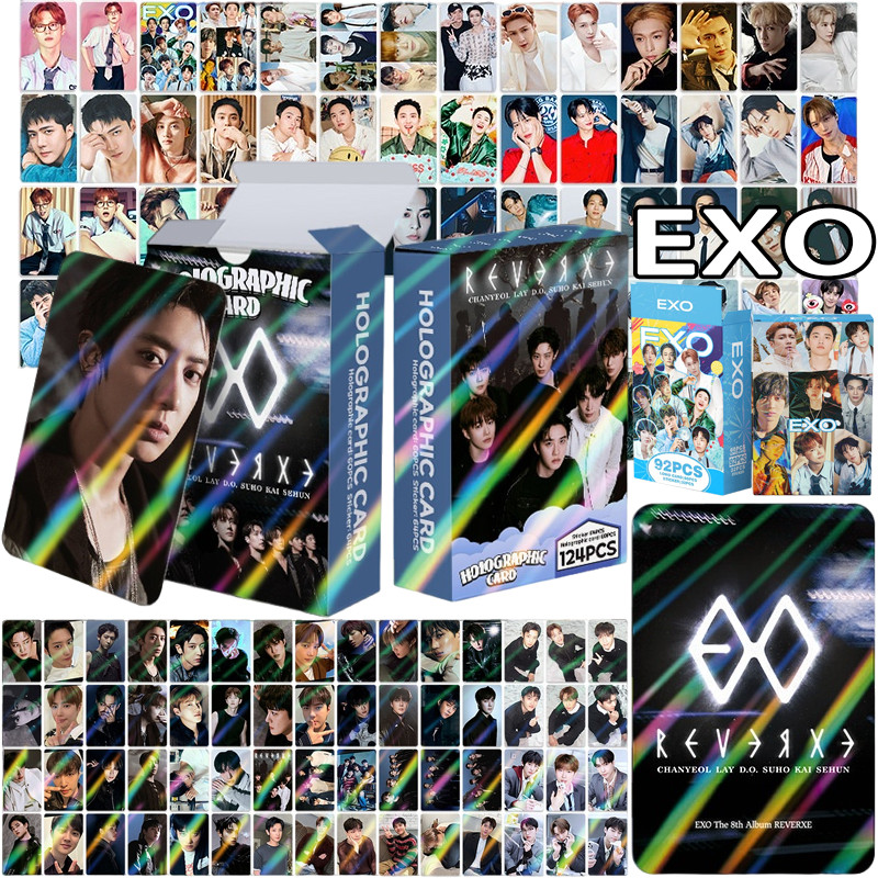 อัลบั้มใหม่ REVERXE Photocard EXO Lomo Card BAEK HYUN Park Chanyeol Kim ...