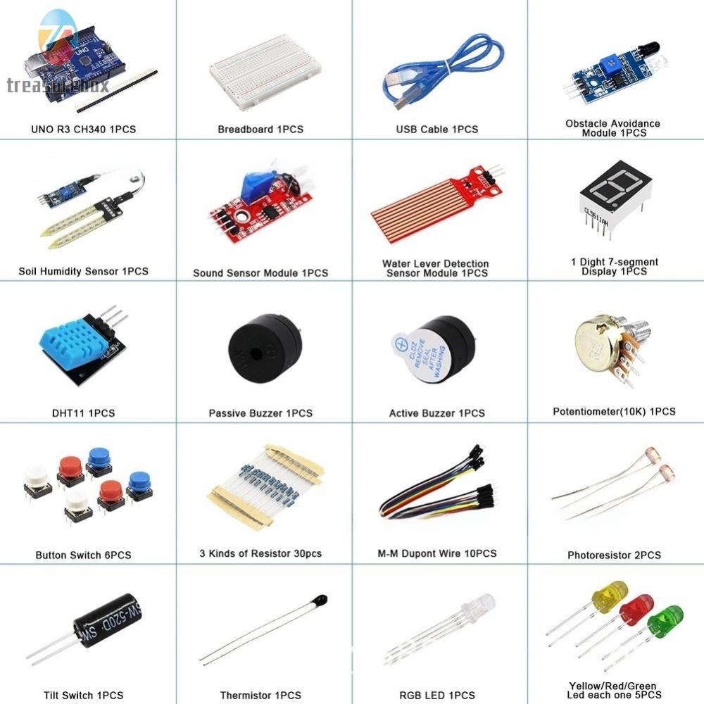บอร์ดพัฒนา Active Passive Buzzer 1-Digit 7-Segment Display ไฟ LED หลาย ...