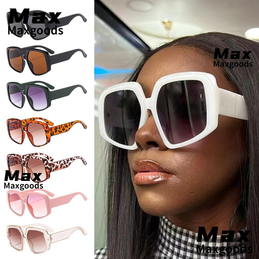 MAXG Square Sunglasses ขนาดใหญ่ กรอบ UV400 มีหลากหลายเฉดสี | Shopee ...