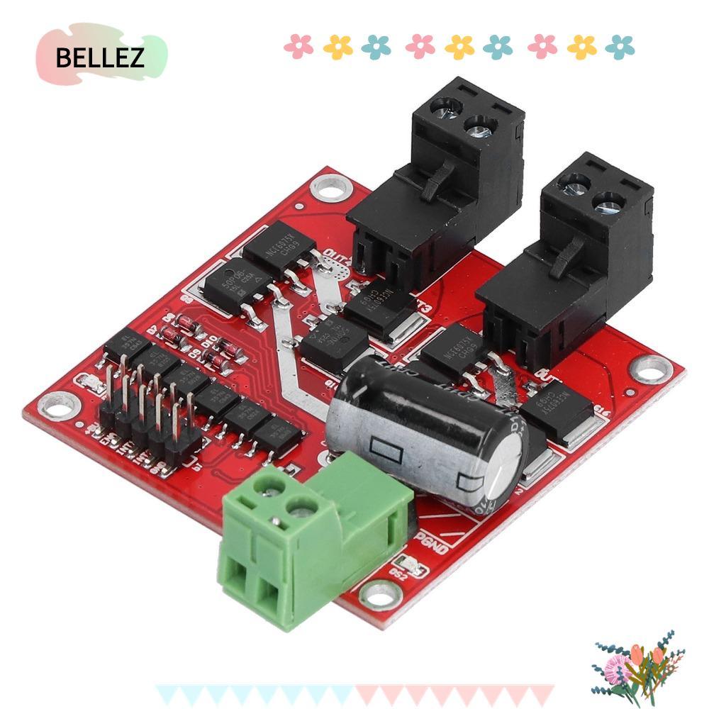 BELLEZ 2-Channel Driver Module, 7A/160W L298 DC Motor Driver Module ...