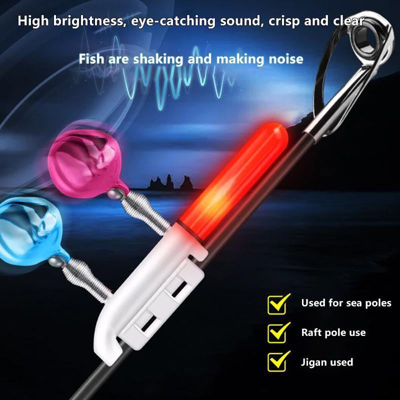 Technicolorsuper Fishing Bite Alarms Fishing Rod Double Rod Clamp Tip ...