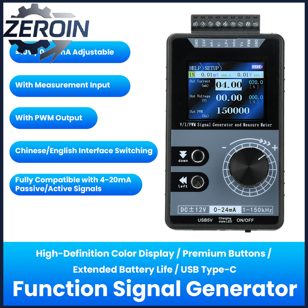 High-Precision Handheld PWM Pulse Signal Generator PWM Current/Voltage ...