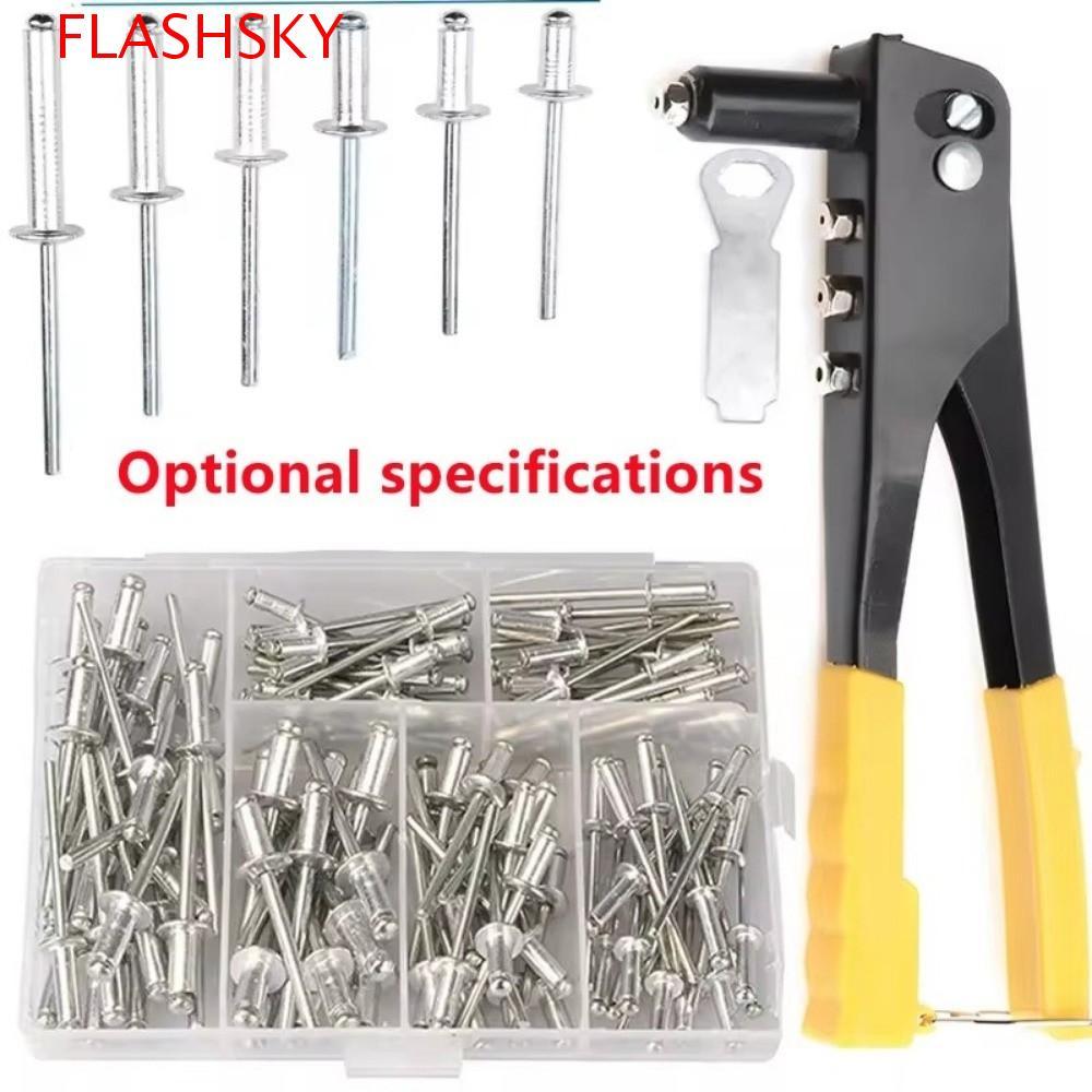 FLASHSKY 120 ชิ้น Riveter ชุด, M3.2-M4 คู่มือ Riveter, Fastening ...