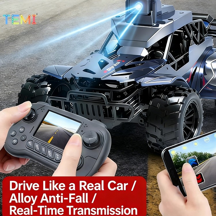 TEMI Mini RC รถ 4WD Off Road รถกล้อง App ควบคุม 2.4GHZ รีโมทคอนโทรล ...