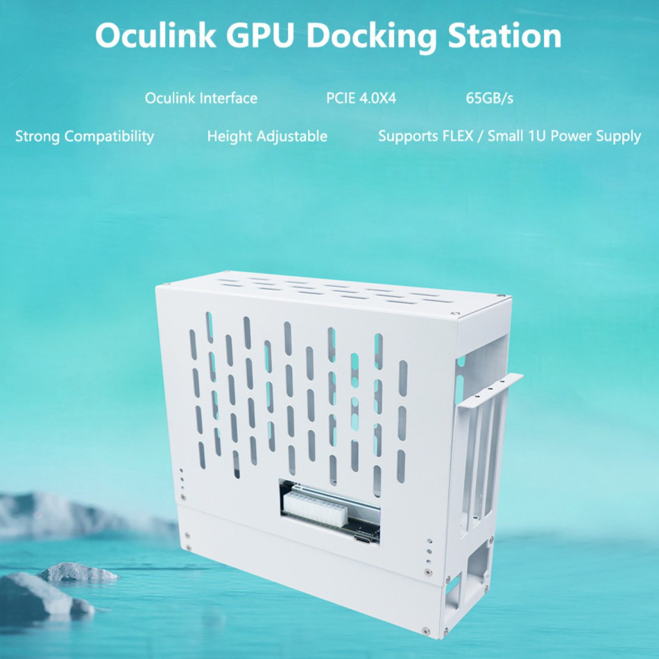 JMT Oculink eGPU กราฟิกการ์ด Dock Station 64Gbps Transfer ในตัว F2D1 ...