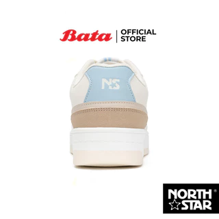 โปรโมชั่น Flash Sale : Bata บาจา North Star รองเท้าผ้าใบสนีคเกอร์ แบบผูกเชือก สำหรับผู้หญิง รุ่น MAISY สีขาว 5201197