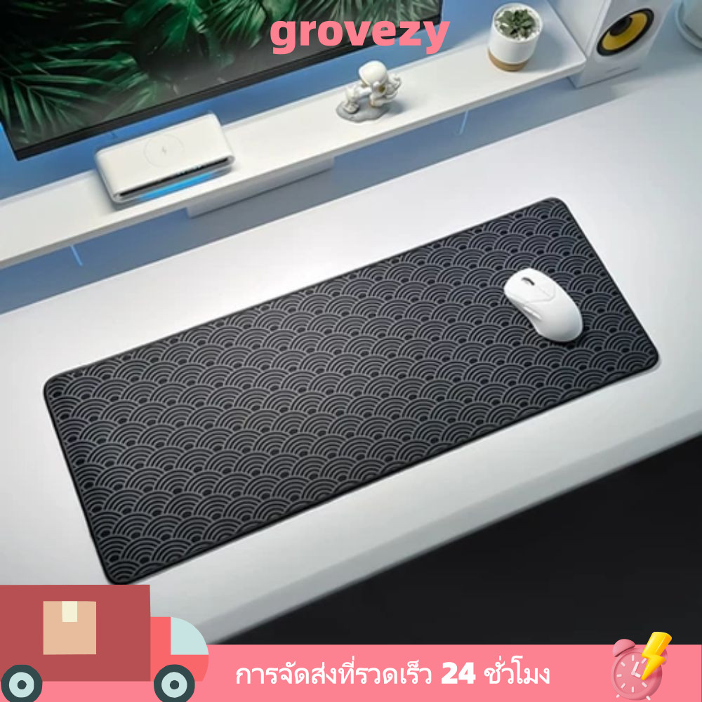 GROVEZY คีย์บอร์ด Mice Mat, Writing Mat แผ่นรองเมาส์ยางกันลื่น, อุปกรณ์ ...