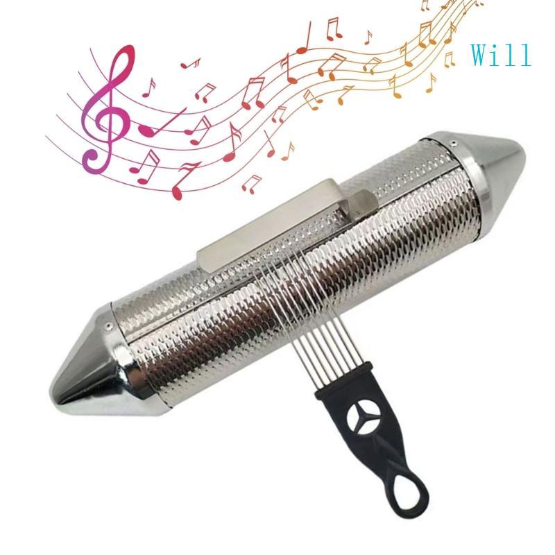 จะโลหะ Guiro Instrument Shaker Guiro Shaker พร้อม Scraper เครื่องดนตรี ...
