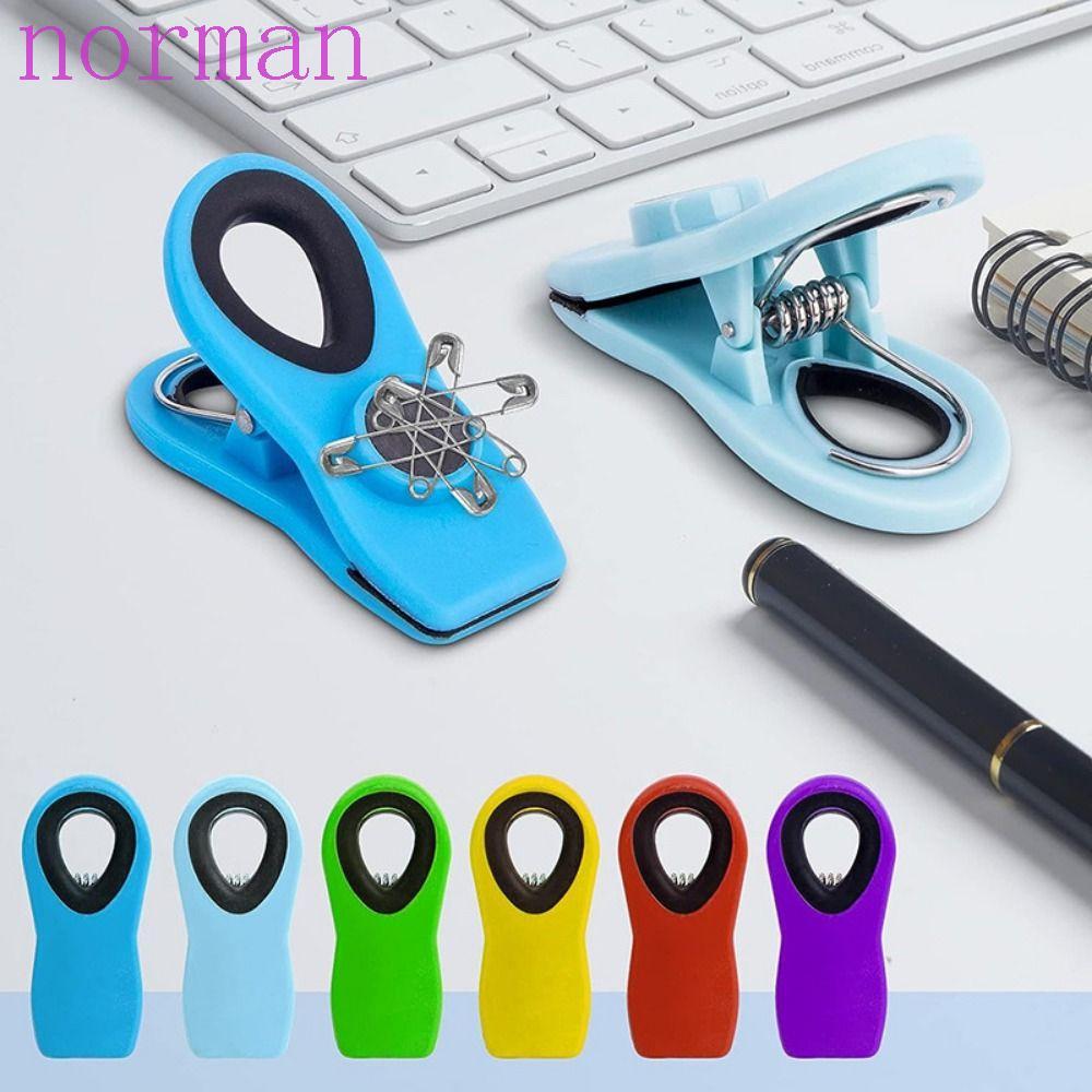 NORMAN Memo Note Magnet Clip, Strong Magnet Moisture-proof ตู้เย็นคลิป ...