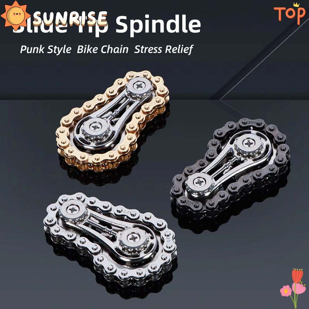 SUNRISE Flywheel ปลายนิ้ว Gyro, Antistress ความวิตกกังวล EDC Spinner ...