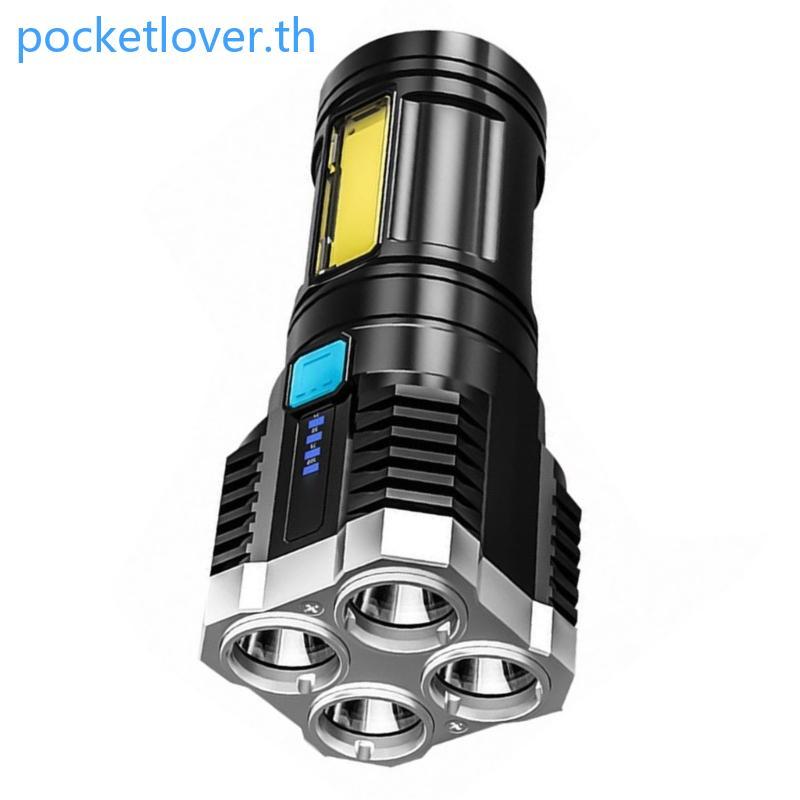 Poc ไฟฉาย LED ทนน้ำ มาพร้อม 4 โหมด | Shopee Thailand