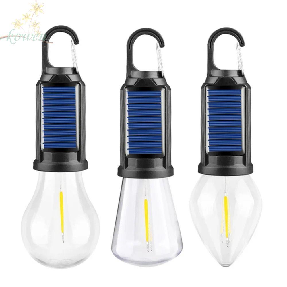 KOWEN โคมไฟ LED, โคมไฟ LED พลังงานแสงอาทิตย์กันน้ําแบบชาร์จไฟได้, สะดวก ...