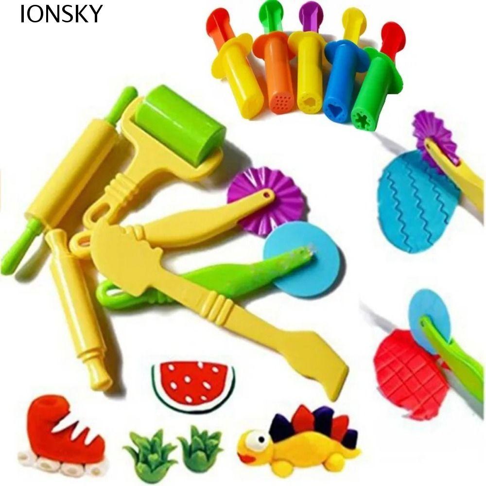 IONSKY Playdough Model Tool, Plastic 3D 3D Plasticine Tools, DIY ...