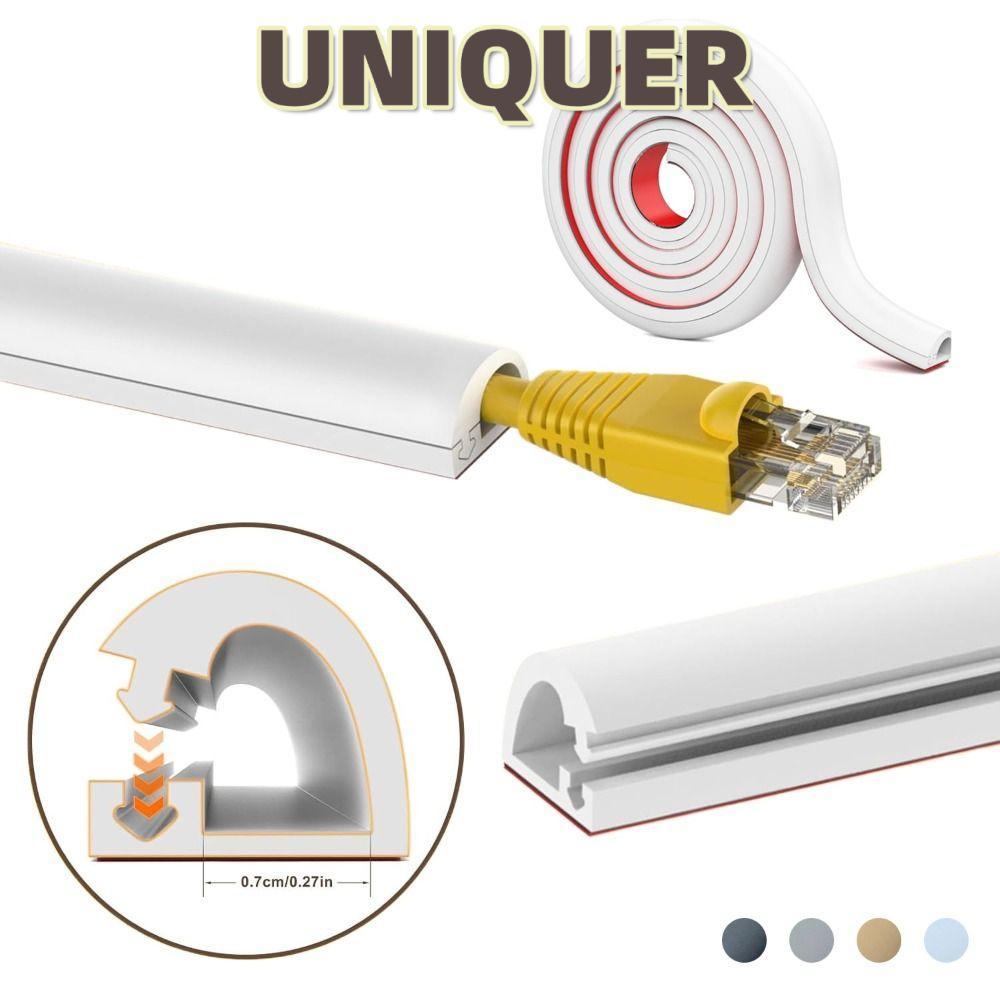 LAKAMLK Hider สายไฟติดผนัง 1 ม. ฝาครอบสายไฟ, Professional Self-Adhesive ...