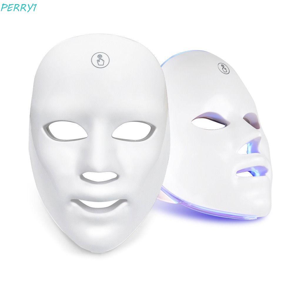 PERRY Photon Facial LED Mask, มาส์กหน้า LED ไร้สาย 7 สี, เครื่องมือใช้ ...