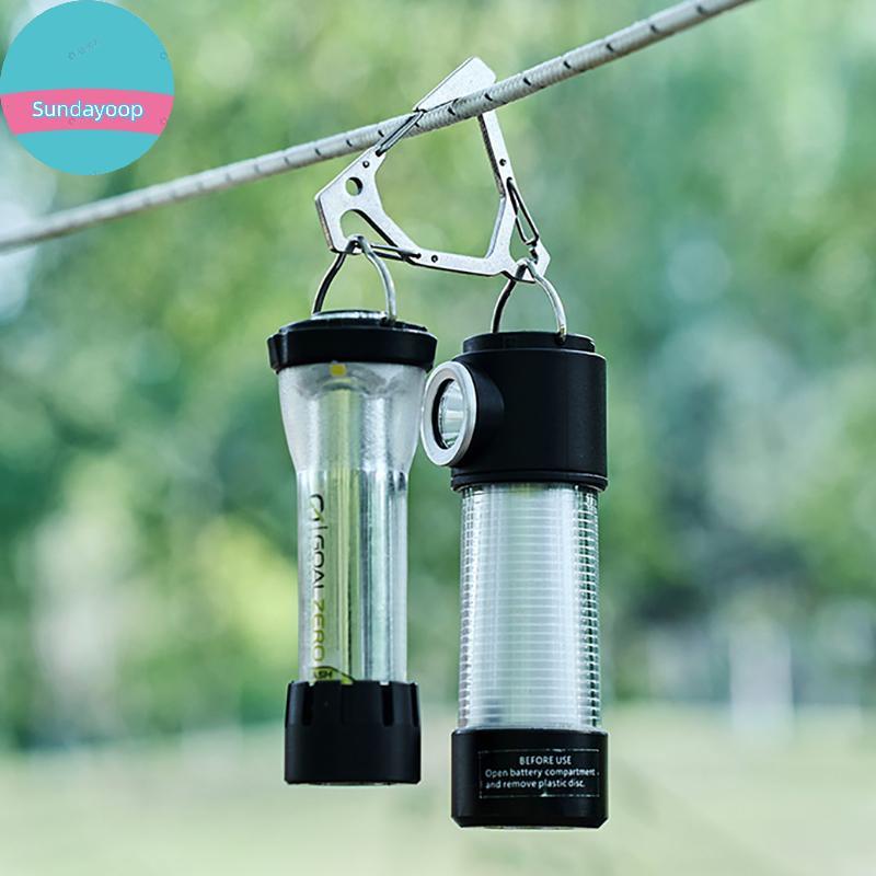 Sund 3-Hook Carabiner สามเหลี่ยมแขวน Bule เต็นท์ไฟฉายแขวนพวงกุญแจมัลติ ...