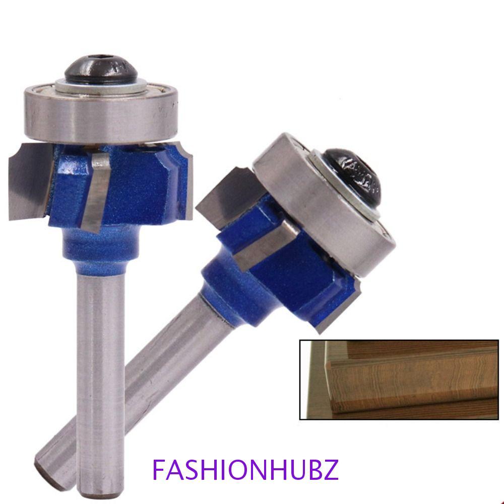 FASHIONHUBZ รอบ Router Bit, 6.35 มม.Shank R1 R2 R3 งานไม้เครื่องตัดม ...