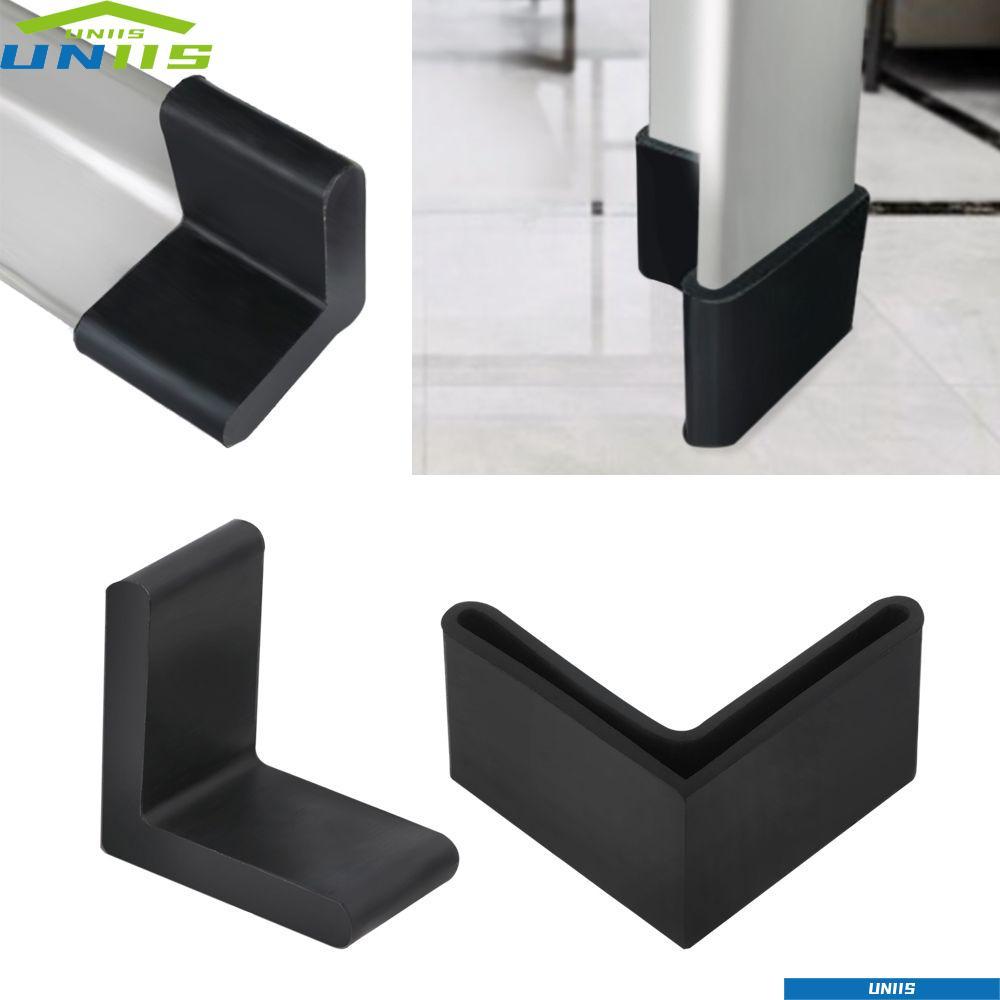 UNIIS 4 ชิ้น Foot Pad Bracket L ประเภทชั้นวางเหล็กฐานยาง | Shopee Thailand