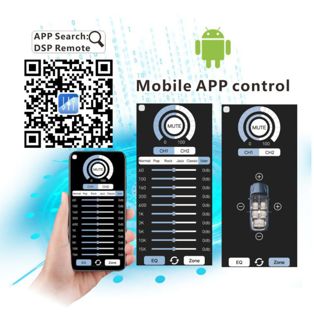 ⚡24ชม.⚡ รถ DSP โปรเซสเซอร์เสียงดิจิตอล 4 In 6 Out DSP รถ Equalizer ...