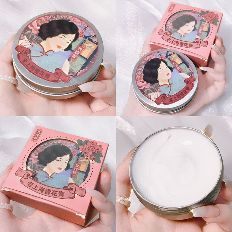จีน SHANGHAI Snowflake Cream Hydrating Moisturizing Softening Skin Easy ...