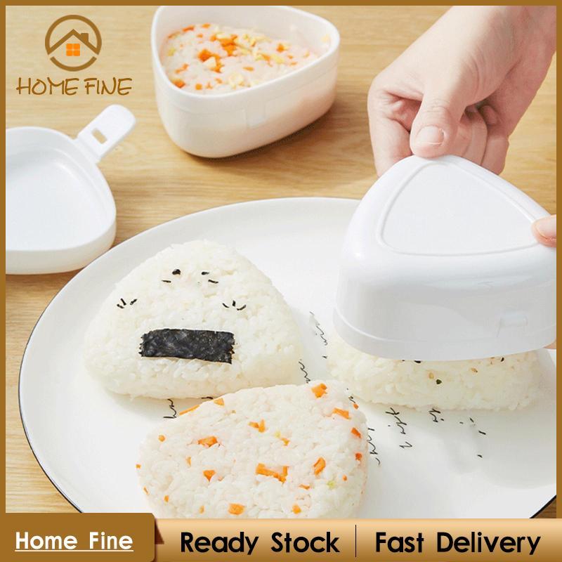 [Katarina_x] Sushi Bento Rice Ball Case Box Triangle Maker ภาชนะเก็บ ...
