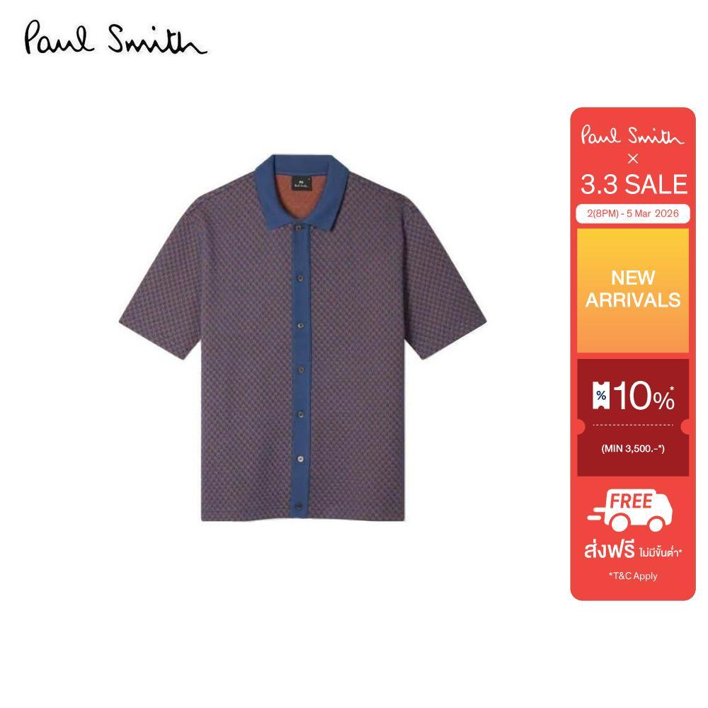 Paul Smith เสื้อโปโลเชิ้ตผู้ชาย รุ่น M2R-787Y-V22569-46 สี Denim ...