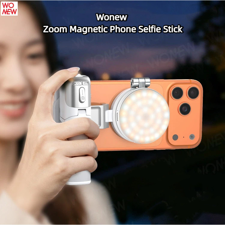 Wonew ว้าว ซูมแม่เหล็กโทรศัพท์มือถือไม้เซลฟี่มัลติฟังก์ชั่ยิงจับกล้อง ...