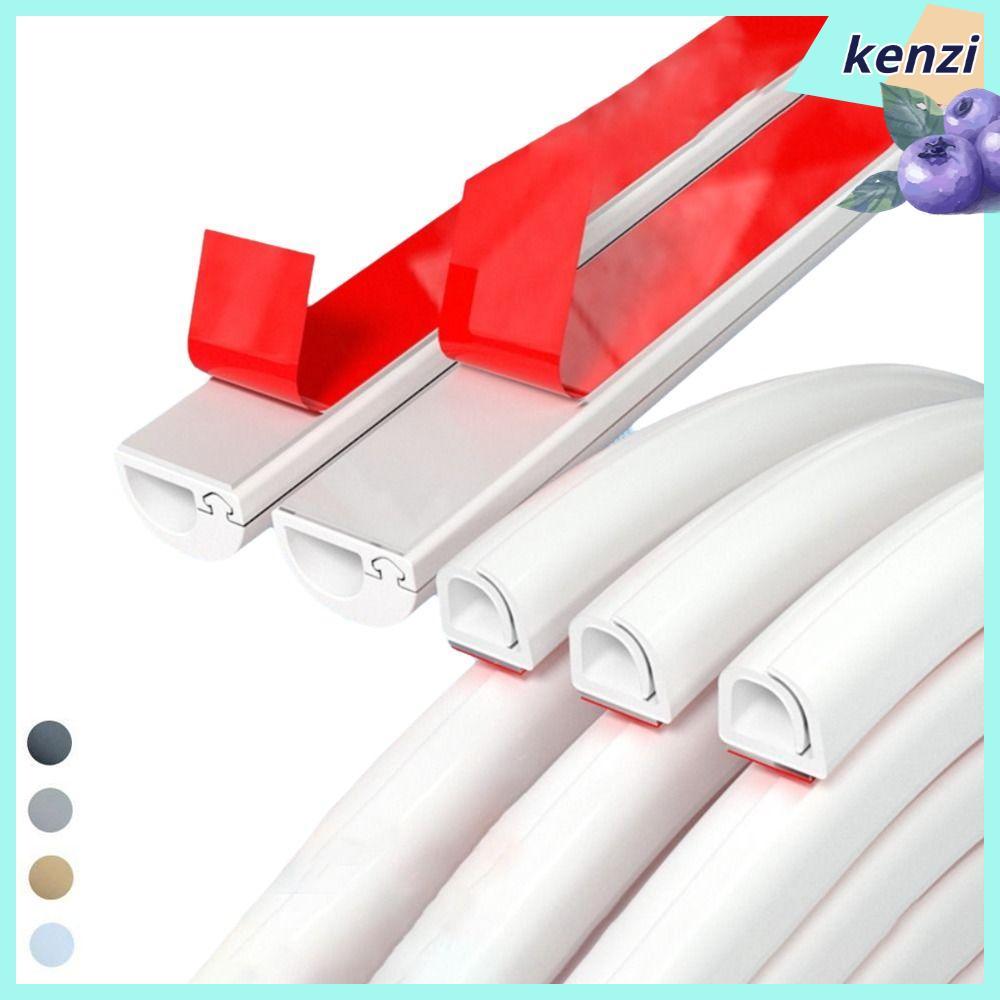 KENZI Cord Hider, Wall Mount Raceway Cable Concealer, Professional 1 M ...