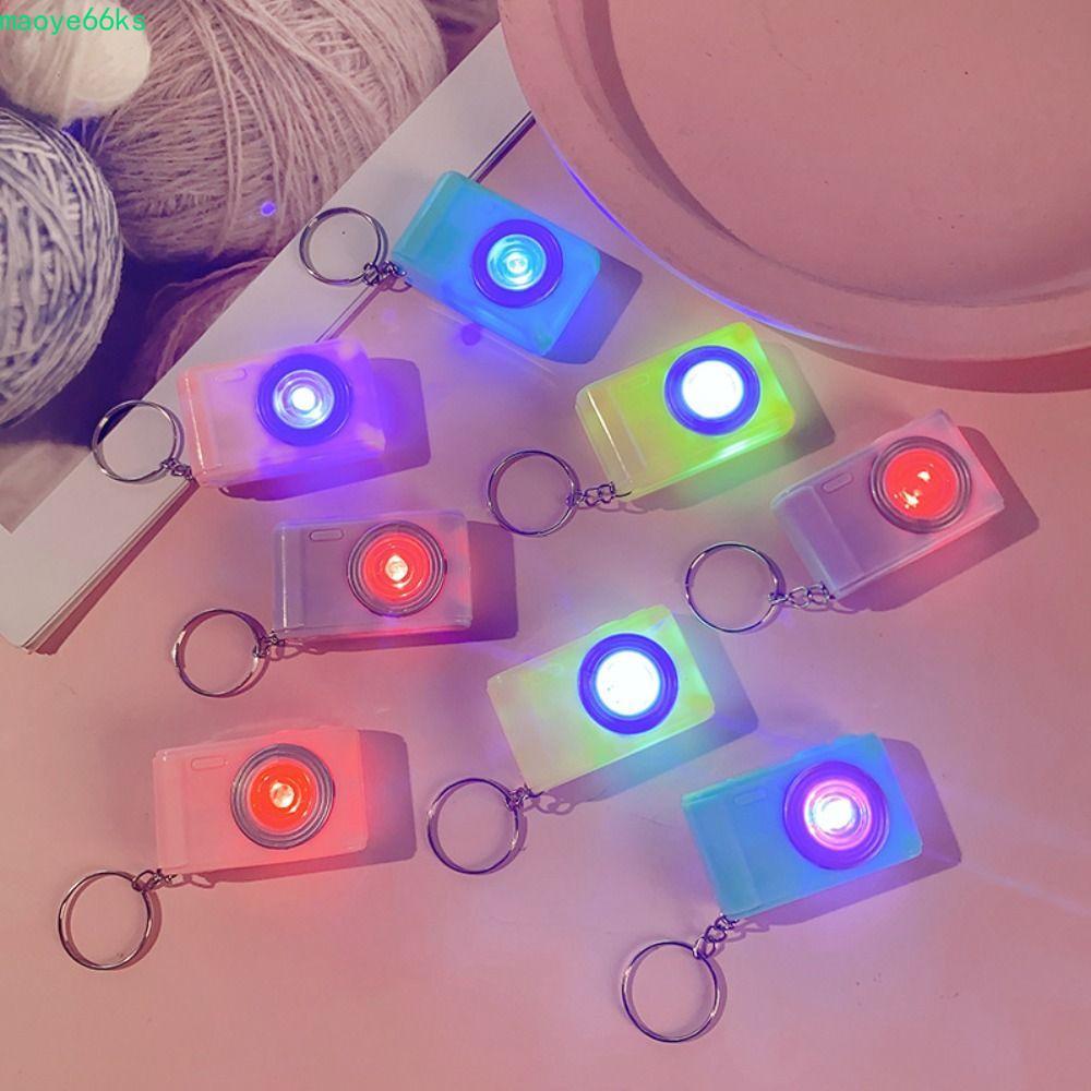 MAOYE กล้องไฟฟ้า Luminous Key Chain,พลาสติก LED กล้องกุญแจรถ,จี้เรือง ...