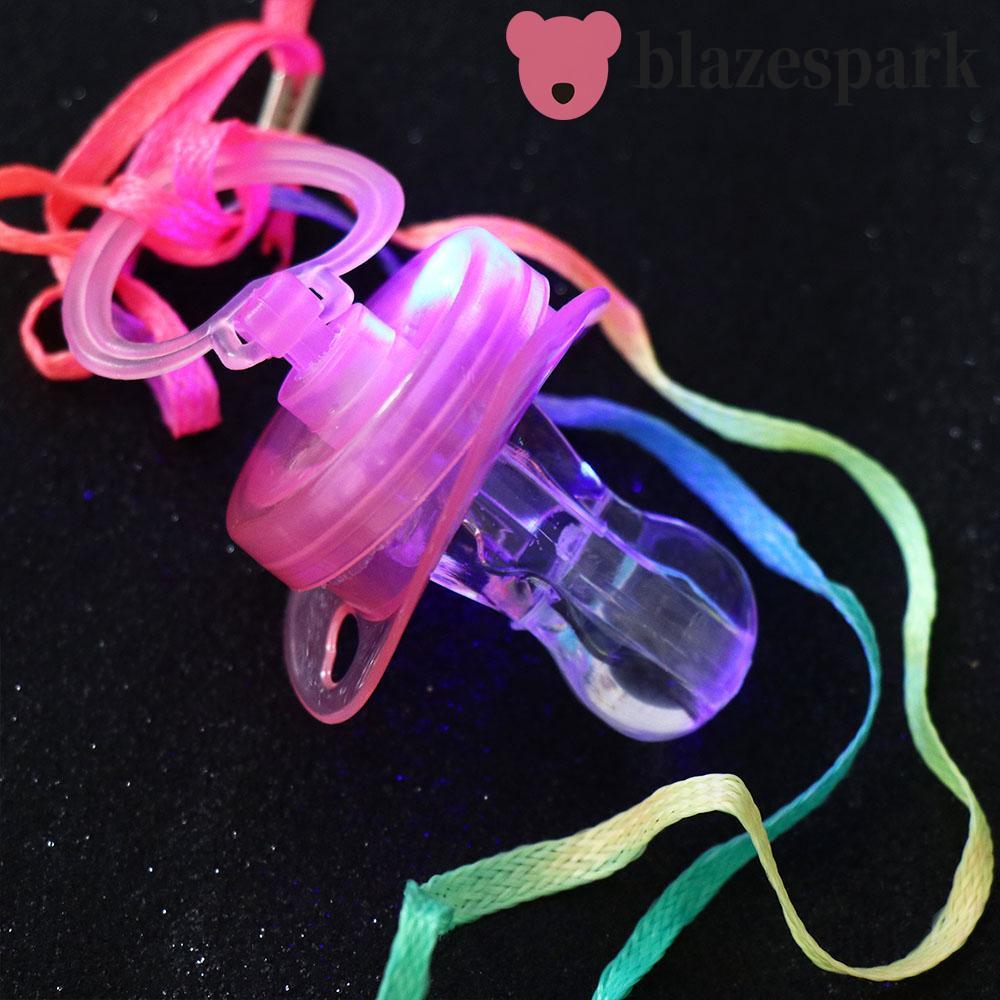BLAZESPARK นกหวีด Pacifier สร้อยคอนกหวีดเรืองแสงใน Dark Glow นกหวีด ...