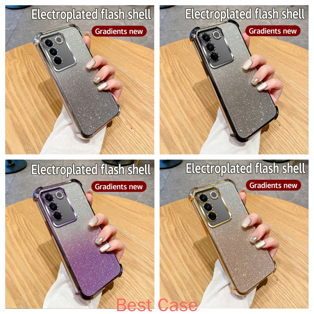 เคส Vivo V27 5G เคส Vivo V27 Pro 5G เคสน่ารัก Soft เคส flash shell สี่ ...