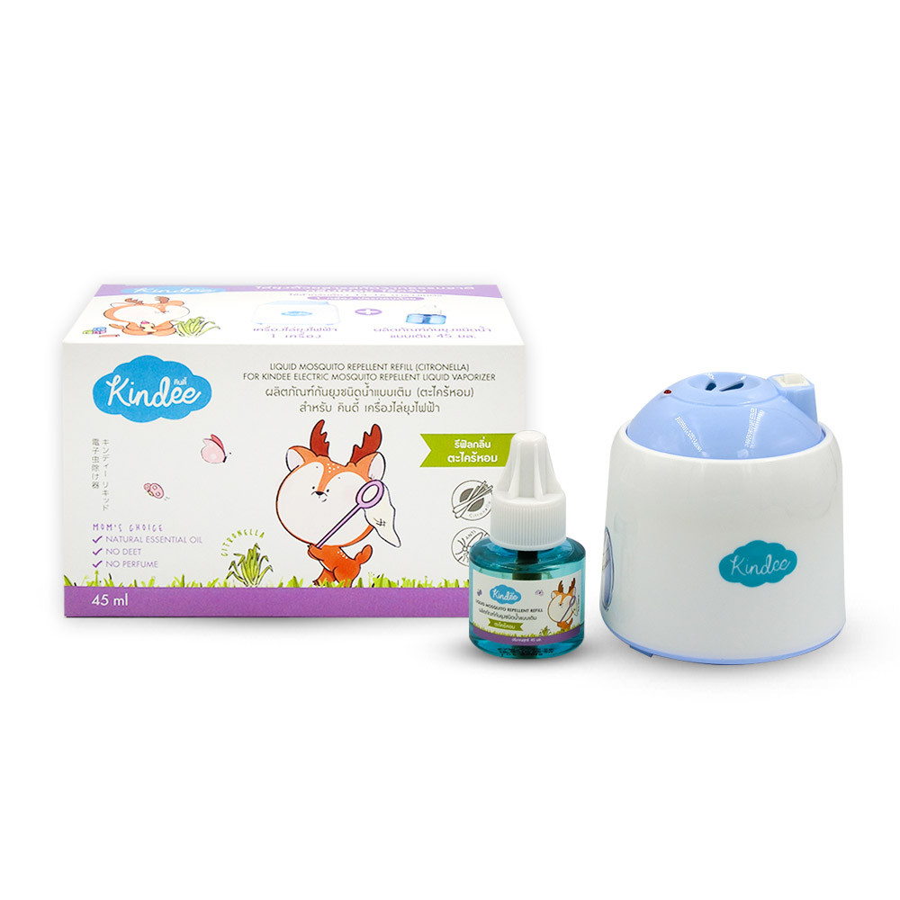 Kindee Mosquito Repellent Liquid Vaporizer กล่อง 1 ชุด | Shopee Thailand