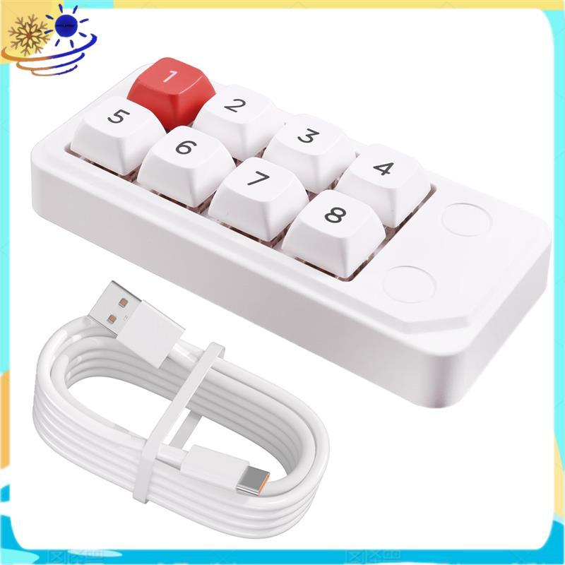 [Xenia] Macro Definition 8-Key Game Mechanical Keyboard แบบมีสาย Hot ...