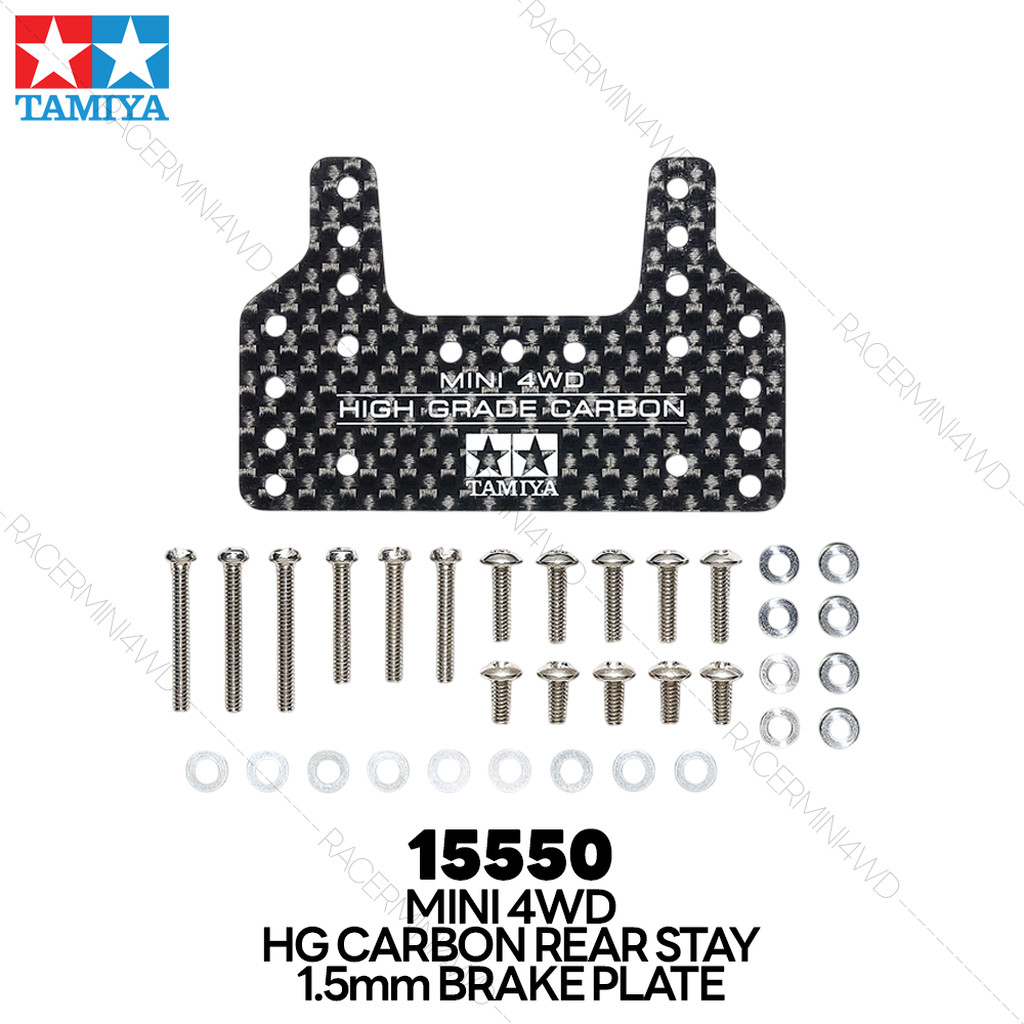 TAMIYA 15550 Mini 4WD HG Carbon Brake Stay (1.5mm) | Shopee Thailand