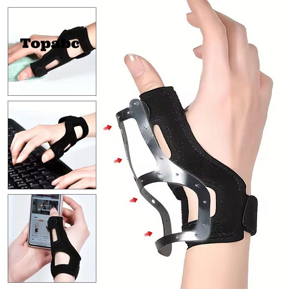 TOPABC สายรัดข้อมือ Stabilizer Splint, สีดําเหมาะกับทั้งมือ Thumb ...
