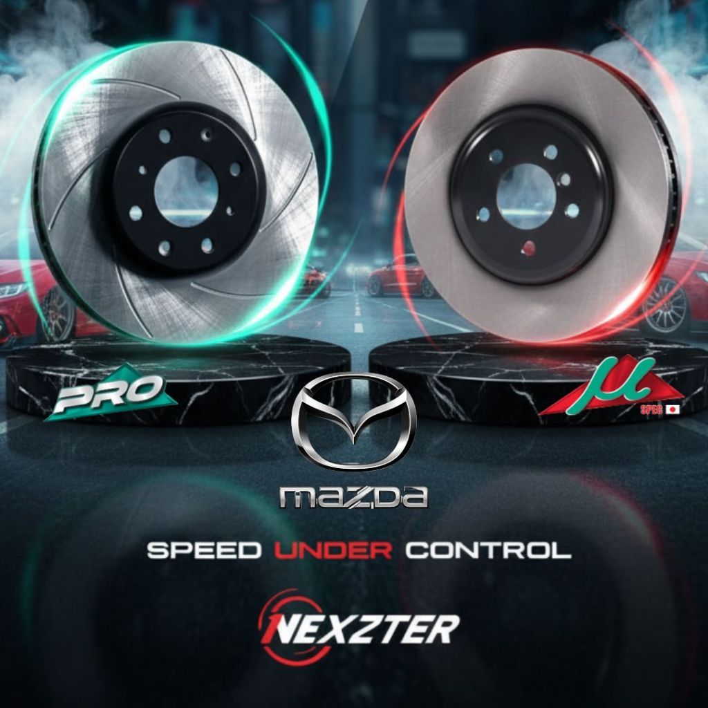 จานเบรค รถยนต์ NEXZTER Rotor Mu Pro Spec For MAZDA3 SKYACTIVE BM BP ...