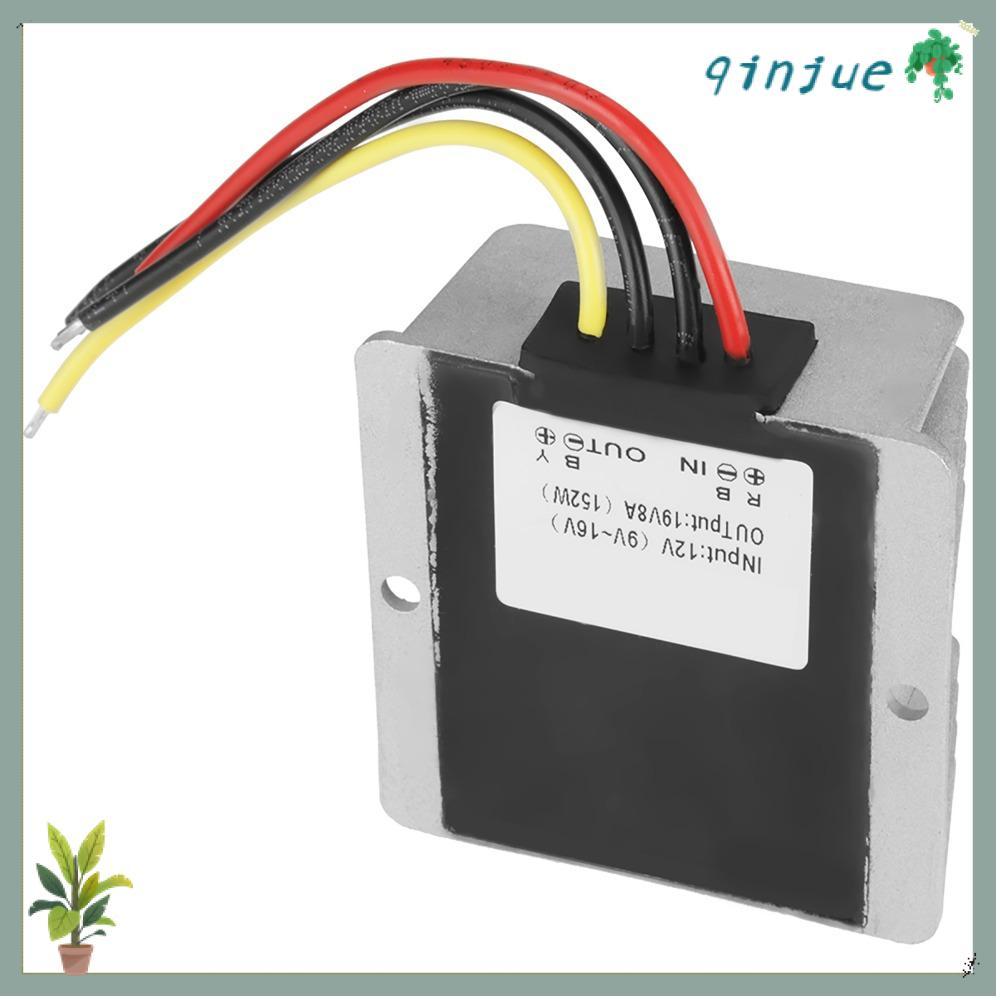 QINJUE Step Up ตัวแปลงแรงดันไฟฟ้า, 152W DC12V ถึง DC19V DC-DC Step Up ...