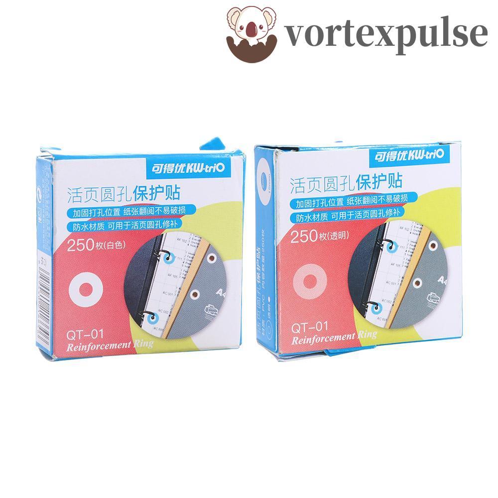 VORTEXPULSE Hole Punch Protector Student School Suppiles 250pcs แหวน ...