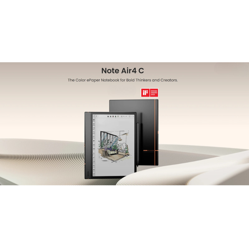 BOOX NOTE AIR 4 C สีดำ ขนาด 10.3 นิ้ว ความจุ 64 GB | Shopee Thailand