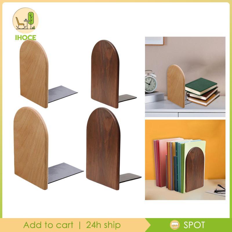 [Ihoce] Bookends Desktop Ends Stand ตู้หนังสือ Book Rack Non Slip for ...