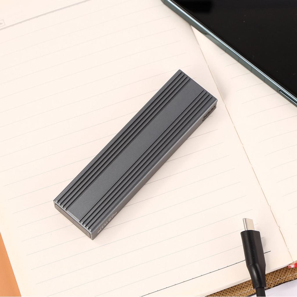Iuxishop M2 SSD กรณี NVME Enclosure M.2 ถึง USB ประเภท C 3.1 อะแดปเตอร์ ...