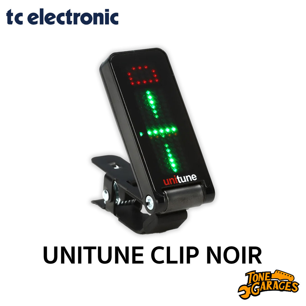 TC Electronic Unitune Clip Noir Clip On Tuner 